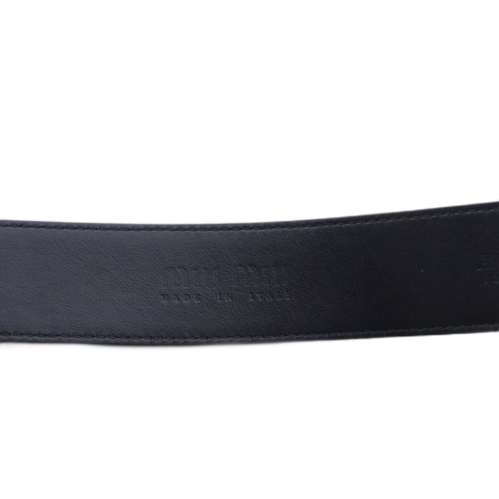 ミュウミュウ miumiu レザー スクエアバックルベルト 30/75 黒  