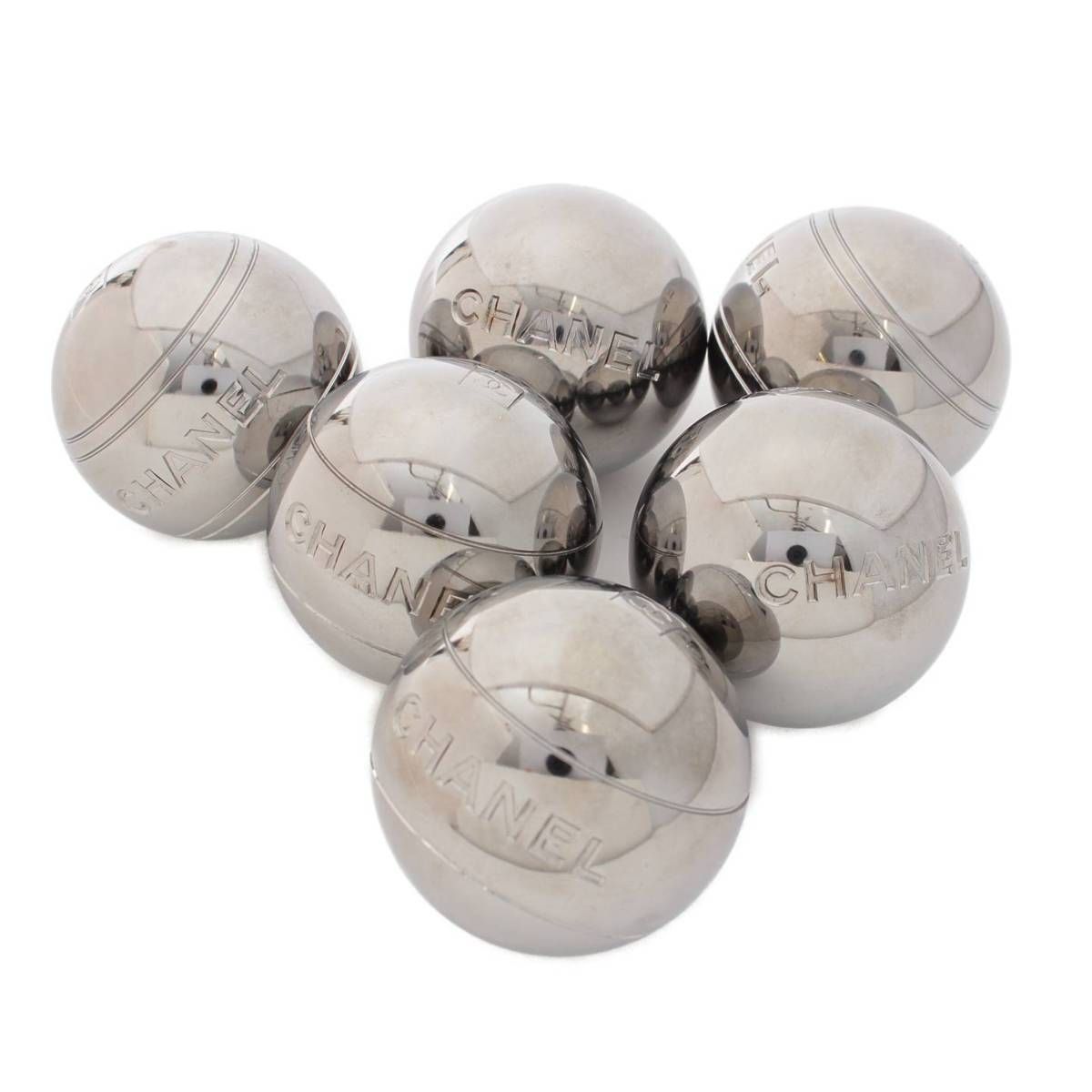 シャネル ペタンクボール ココマーク シルバー ※ボールのみ