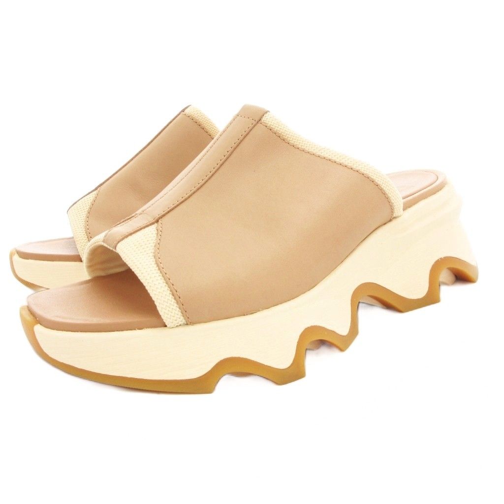 ソレル SOREL キネティックインパクトスライドハイサンダル KINETIC IMPACT SLIDE HIGH SANDAL ミュール 厚底 25cm ベージュ NL4961-247 |GV GY19
