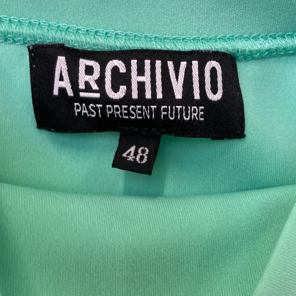 サイズ：48 ARCHIVIO アルチビオ  ハイネック 長袖Tシャツ  グリーン系 [240101463001] ゴルフウェア メンズ ストスト ARCHIVIO アルチビオ ハイネック 長袖Tシャツ グリーン系 サイズ