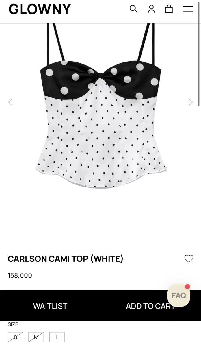 グロウニー ドットスリーブ トップス