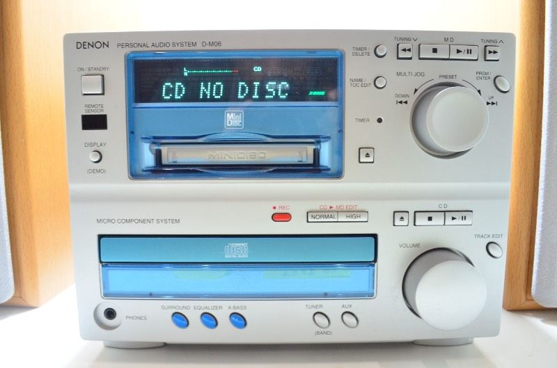 送料無料】 デノン DENON D-M06 CD/MD/チューナー搭載 コンポ システム