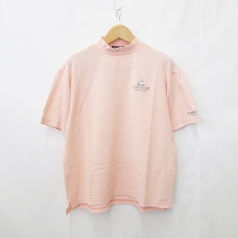 新品 ルコックスポルティフ 半袖 ゴルフシャツ（M）ハイネック モックネック ルコックスポルティフ le coq sportif GOLF ゴルフ スポーツ