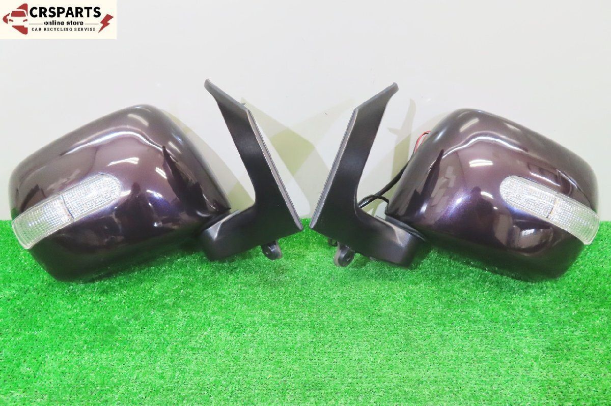 ワゴンR MH21S MH22S 純正OP サイドミラー/ドアミラーの LED ウインカーカバー 黒/ブルーイッシュブラックパール(ZJ3) 左右Set 点灯確認OK ワゴンR 純正OP ドアミラー 左右 ウィンカーカバー付き MH21S&frasl;MJ21S