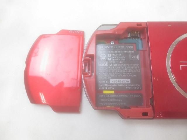  品 ゲーム PSP 本体 3000 ラディアントレッド 動作品 本体のみ 本体(Nintendo Switch) Nintendo Switch