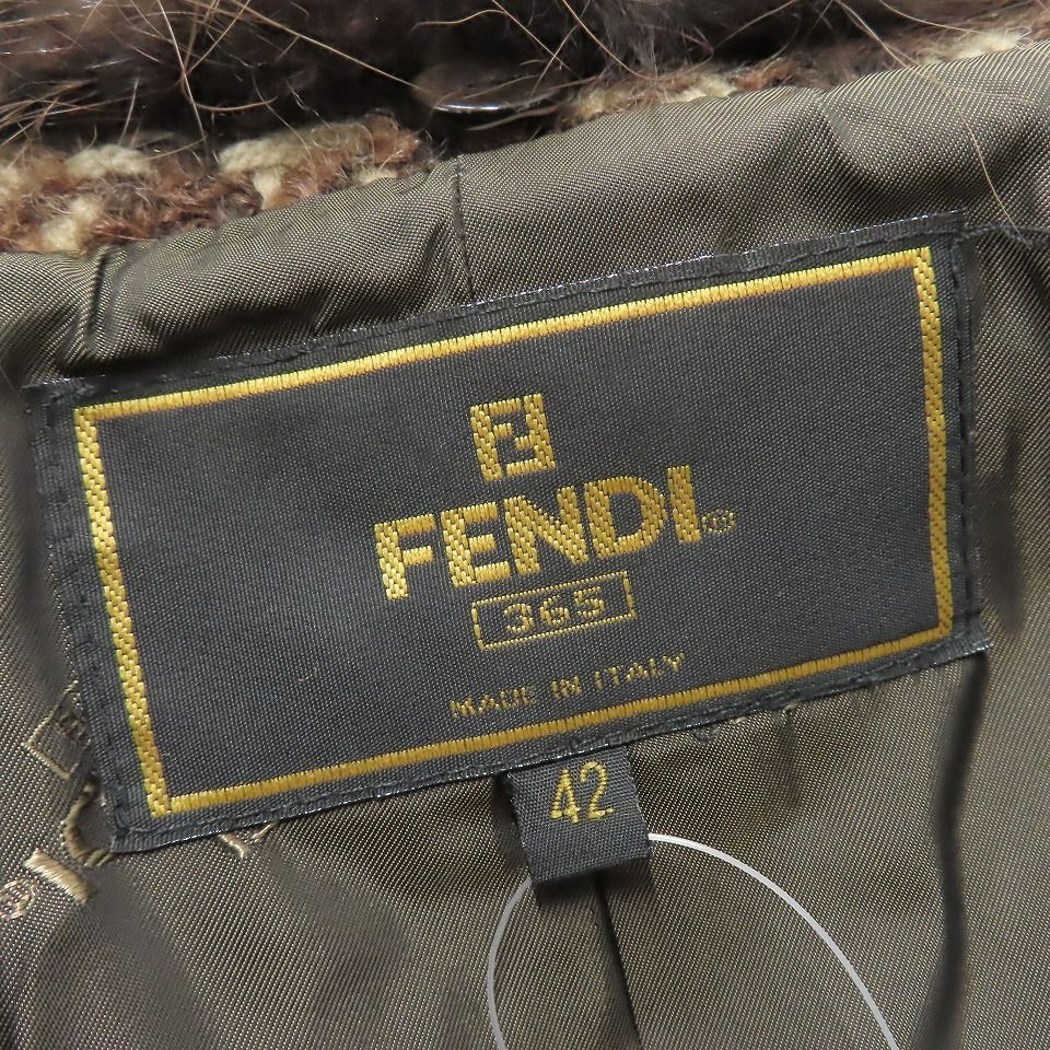 FENDI ヴィンテージ ロングコート フェンディ FENDI 365 イタリア製 ヴィンテージ コート ロング