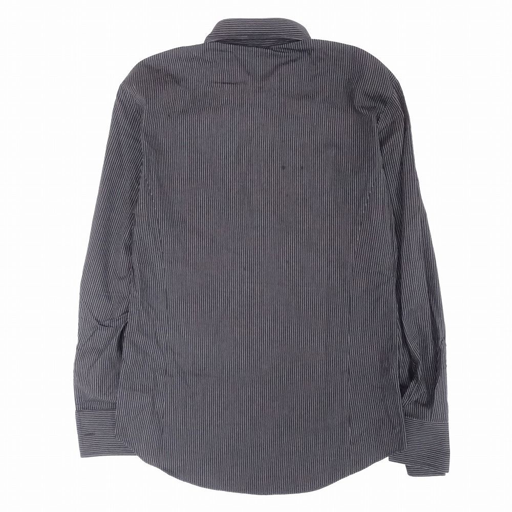 5351プールオム　長袖シャツ　Mサイズ　　ブラック シャツ フィブリルワッシャー 長袖シャツ メンズ