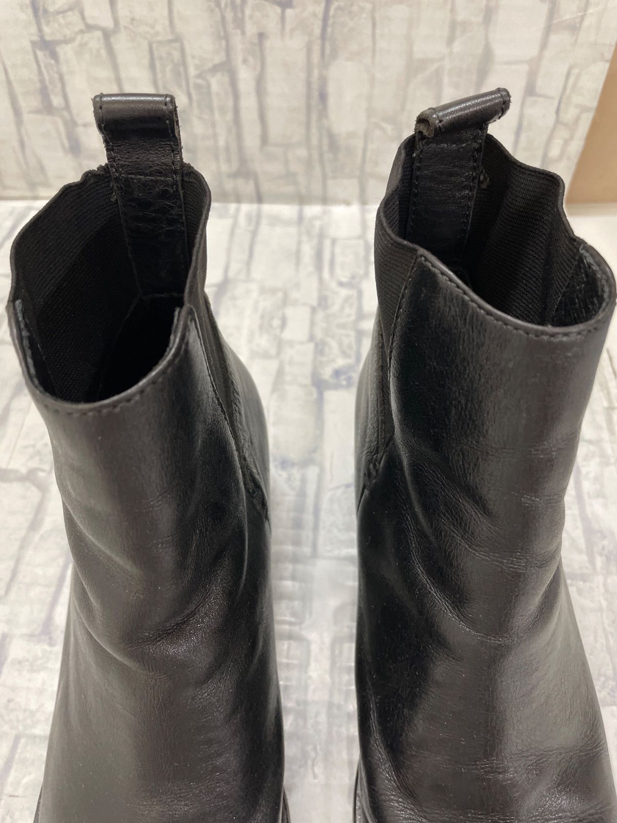 G1-90】◇ yuko imanishi+ 37サイズ サイドゴアブーツ ブラック