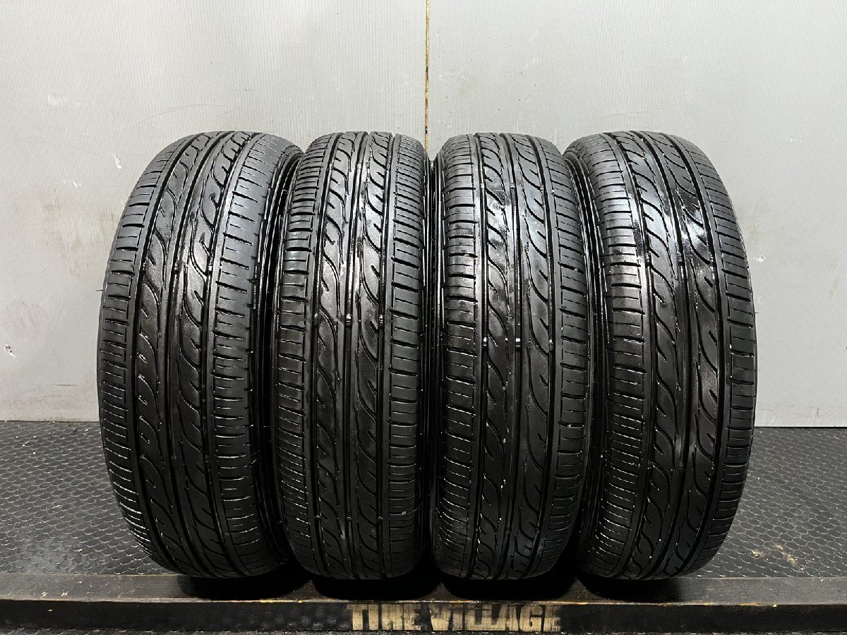DUNLOP ENASAVE EC202 155/65R14 14インチ 夏タイヤ 4本 21年製 バリ溝 デイズルークス プレオ ミラトコット タント等　(KTA115)