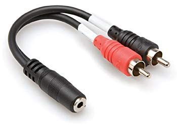 Hosa YMR-197 ステレオミニメス-RCAオス×2 変換アダプター p706p5g