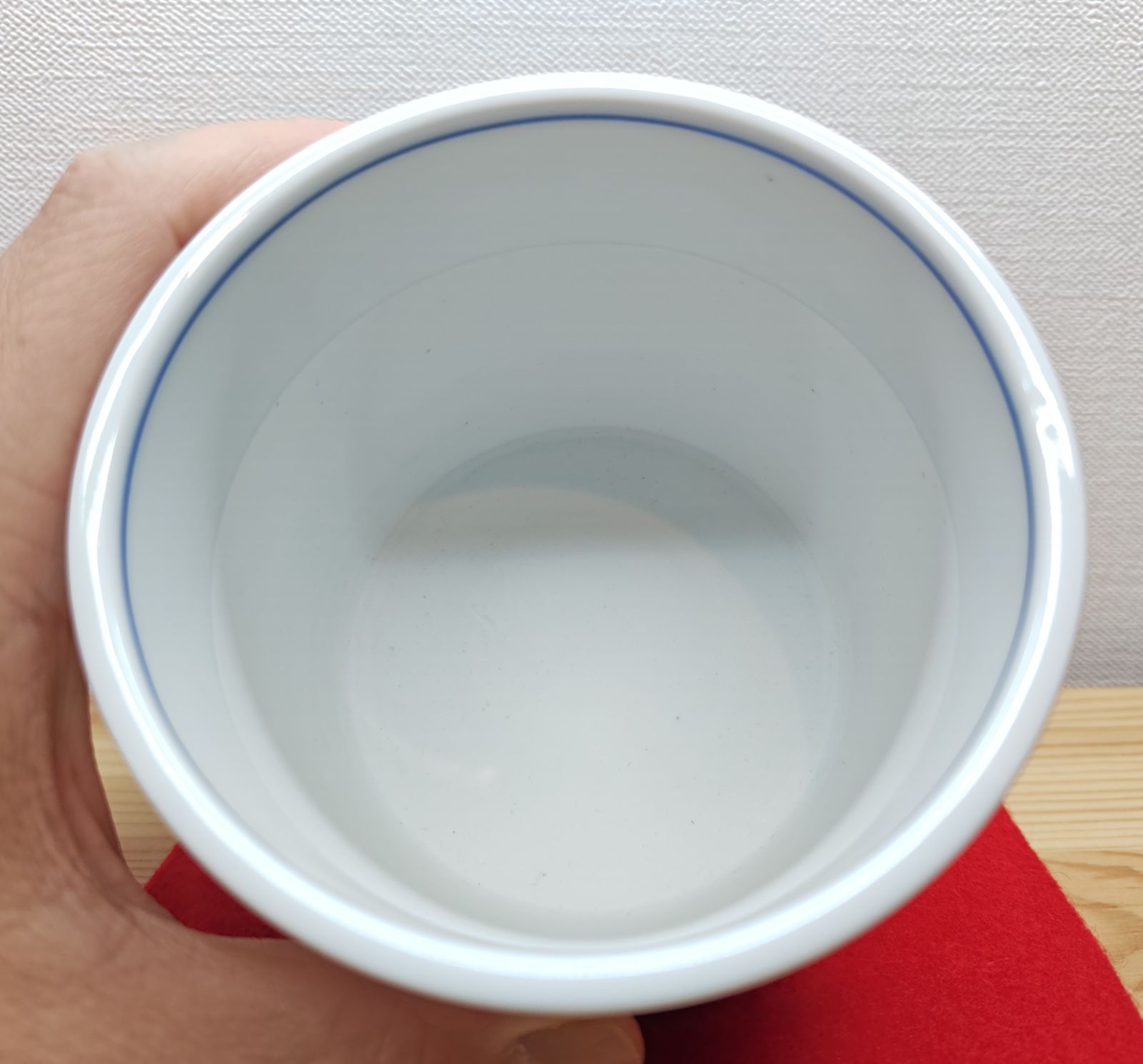 逢絢亭・新品】茶道具 火入 平戸焼 白磁 染付 唐子絵 横石嘉助