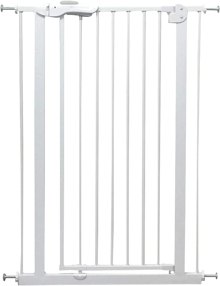 アイリスプラザ ペットゲート ドア付き ハイタイプ ホワイト 高さ112cm 設置幅75-85cm