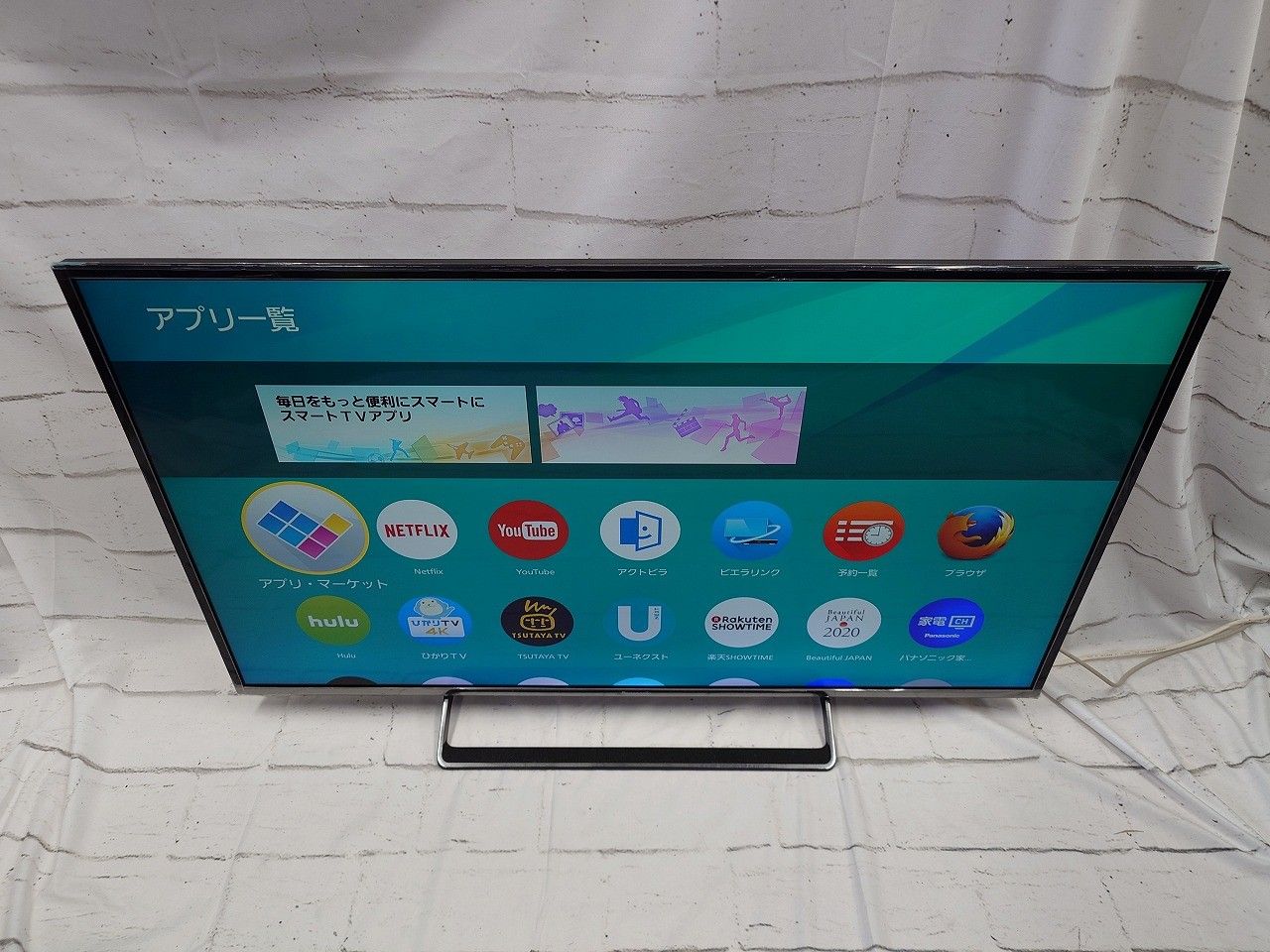状態良好 Panasonic パナソニック ビエラ TH-49DX600 49V型 4K 液晶テレビ ブラック