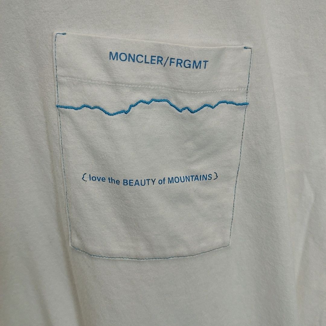 【MONCLER】Tシャツ ポケット付き コットン 藤原ヒロシ FRGMT 新品】Moncler Fragment 藤原ヒロシ Tシャツ｜Yahoo!フリマ（旧