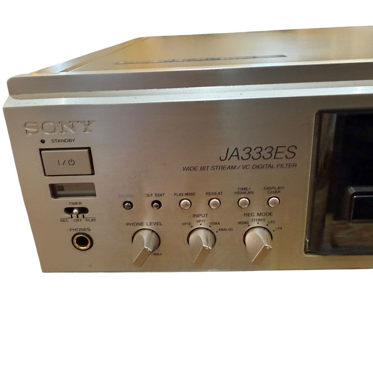 ジャンク◆SONY◆MDデッキ|MDレコーダー MDS-JA333ES