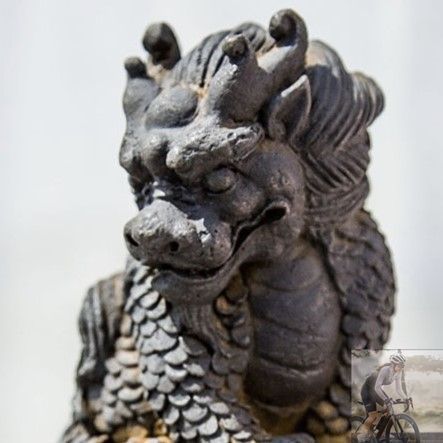 ドラゴン彫刻オブジェ 水獣 龍 ドラゴン 彫刻 置物 オブジェ 高級感 運