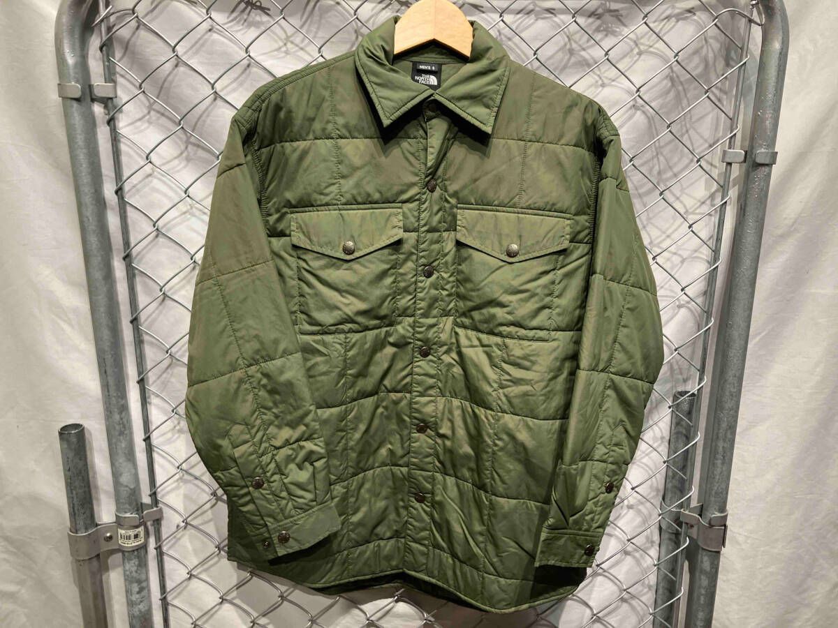 THE NORTH FACE グリーン ナイロンジャケット NY17103 S ノースフェイス