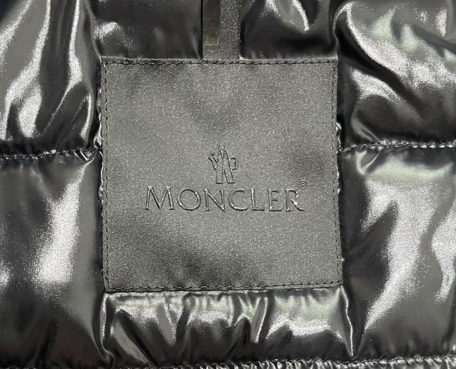 【希少】MONCLER ロゴ ダウンパネル ウールジャケット ブラック MONCLER モンクレール ダウンジャケット ブラック｜本日限定特価