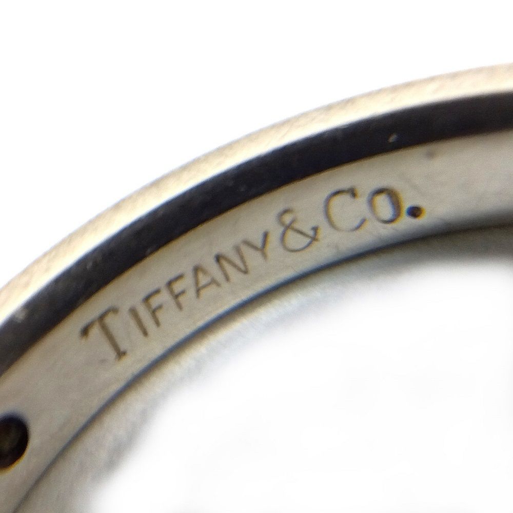 ティファニー Tiffany&Co. スタッキング バンド リング 指輪 サファイア 約9号 SV925 シルバー エルサペレッティ 1P【中古】