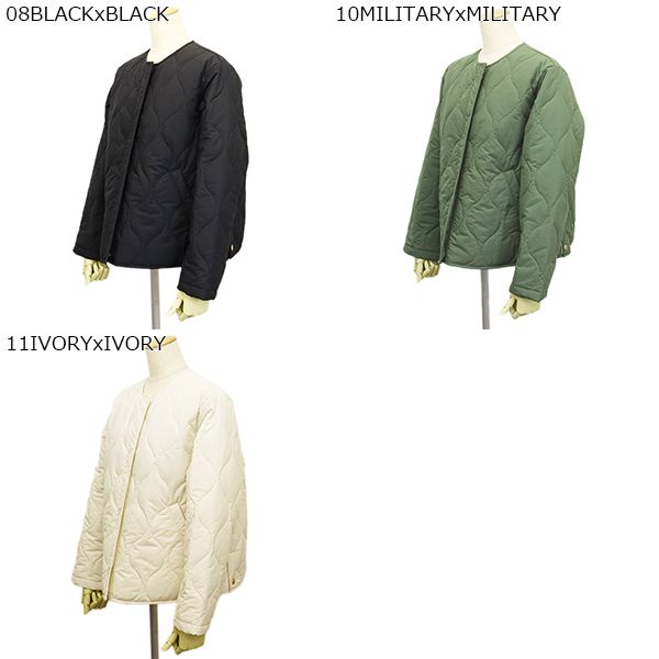 Traditional Weatherwear (トラディショナルウェザーウェア) L232APQCO0378EG ARKLEY ZIP レディースオニオンキルティングジャケット 全3色 TW007 08BLACKxBLACK 32