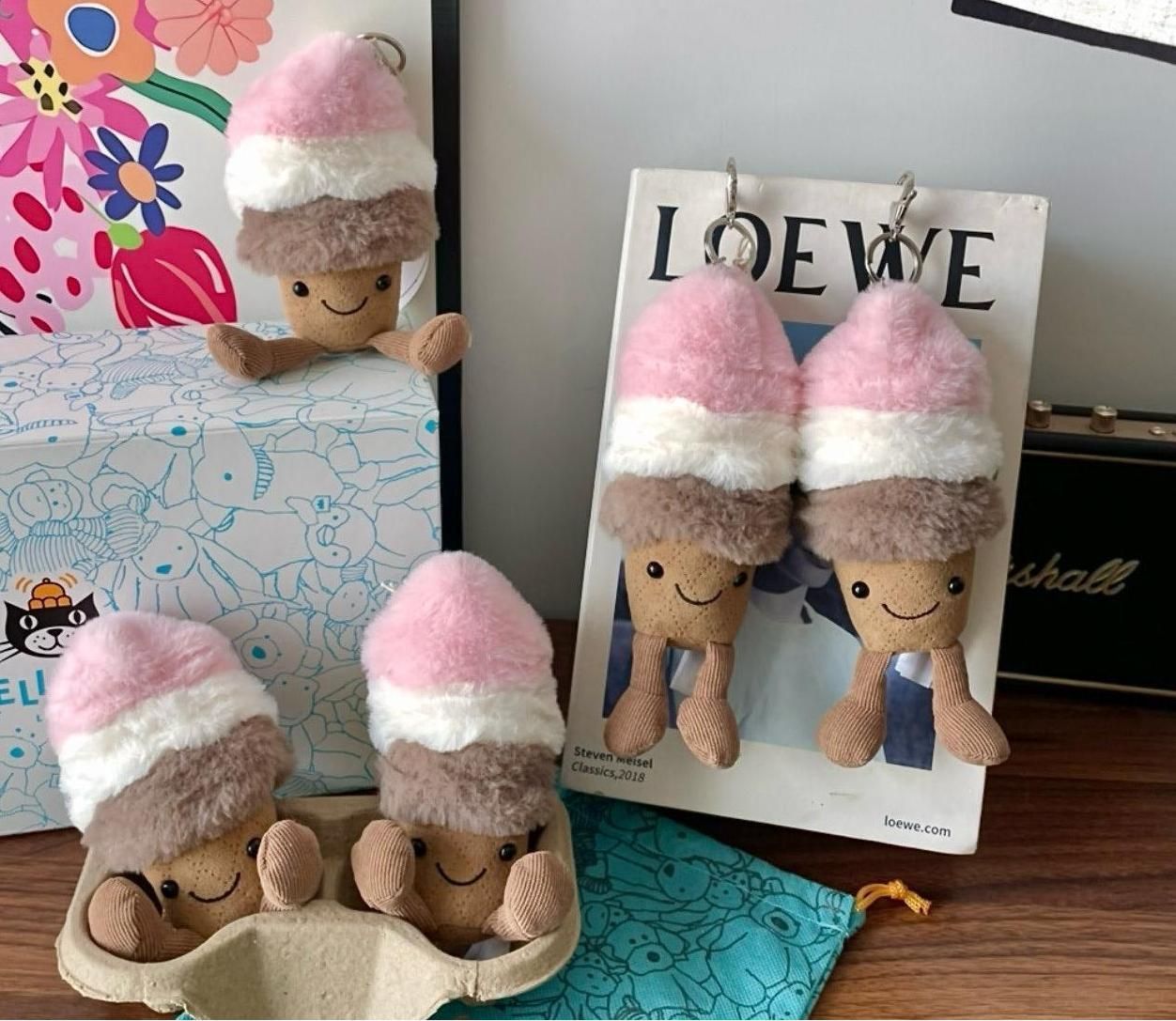 JELLYCAT アイスクリームペンダント かわいい 大好き プレゼント 子供 LEMON SHOPS