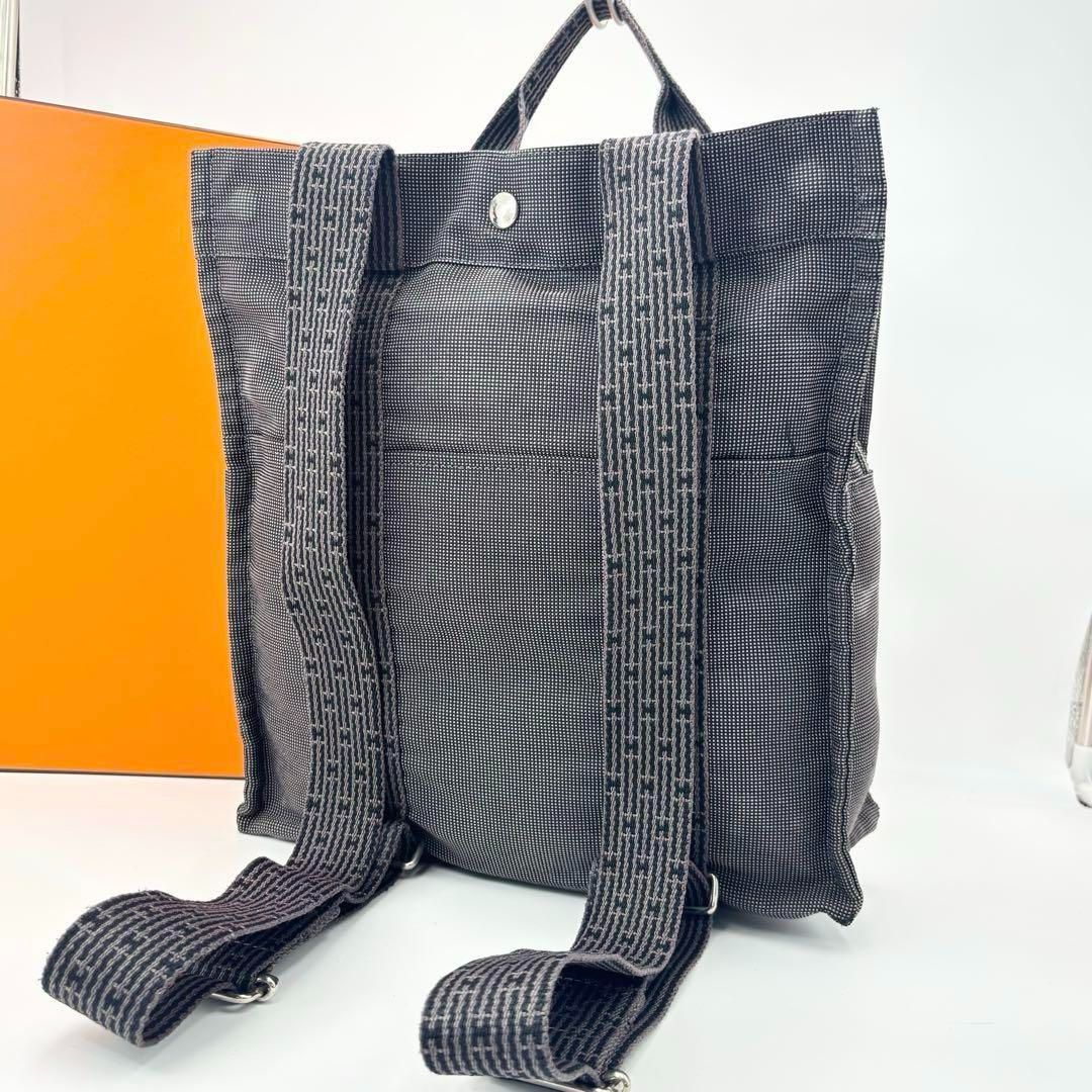 HERMES エルメス エールライン アドMM リュックサック グレー系 HERMES エルメス エールライン アド MM リュック バックパック