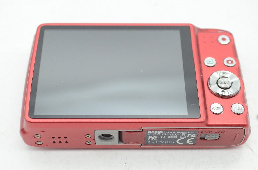 動作品】CASIO EXILIM EX-Z450 赤 コンデジ CASIO カシオ EXILIM EX