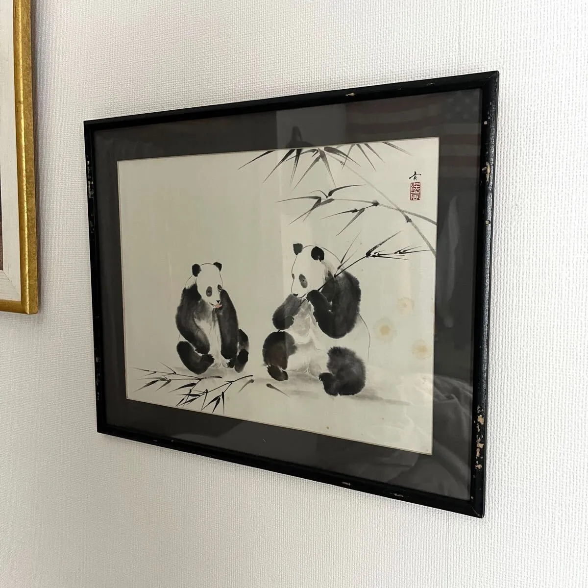パンダ　絵画　版画　アンティーク パンダ 絵画 版画 アンティーク - メルカリ