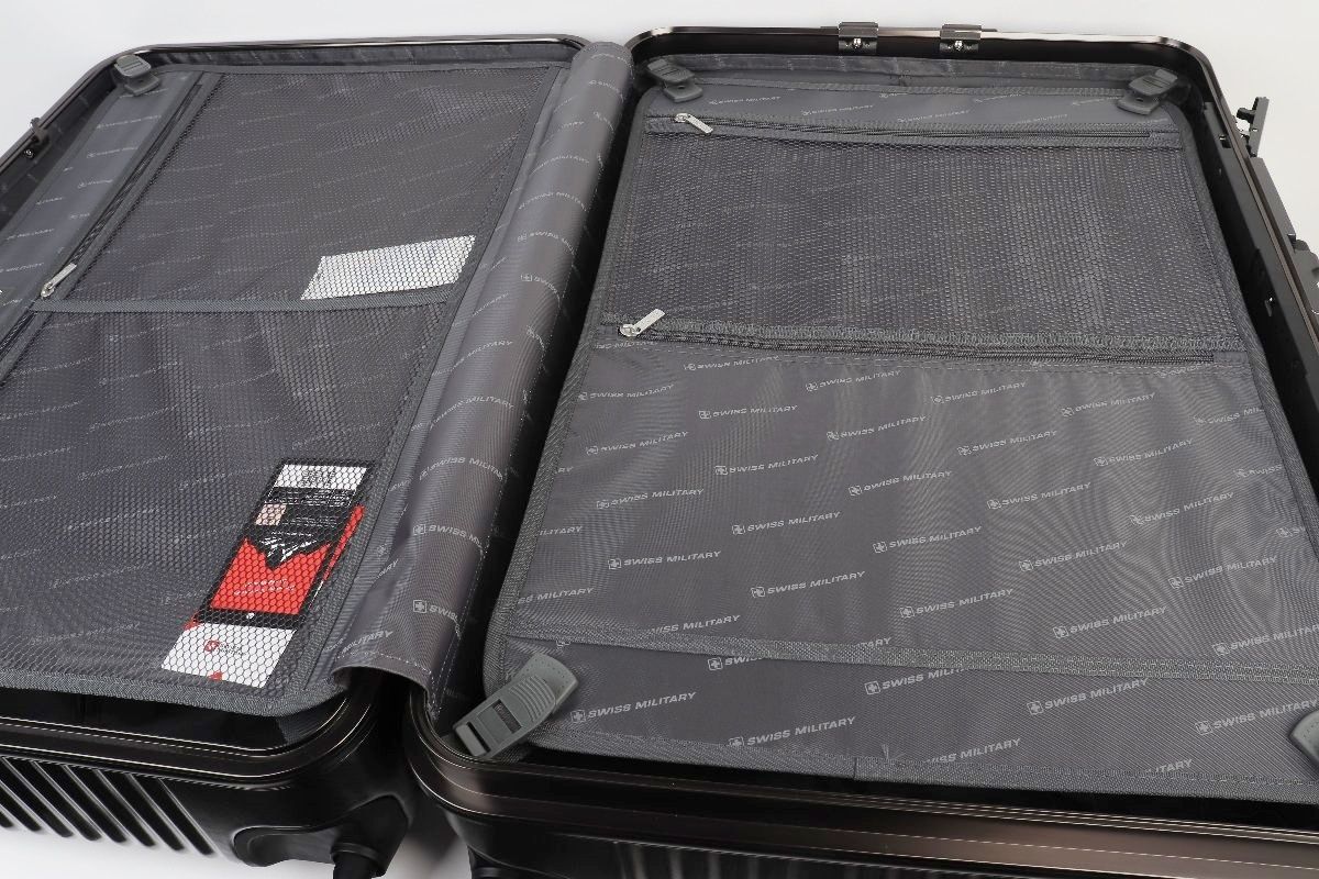 スイスミリタリー SM-I828 28in スーツケース 105L チタン TSAロック