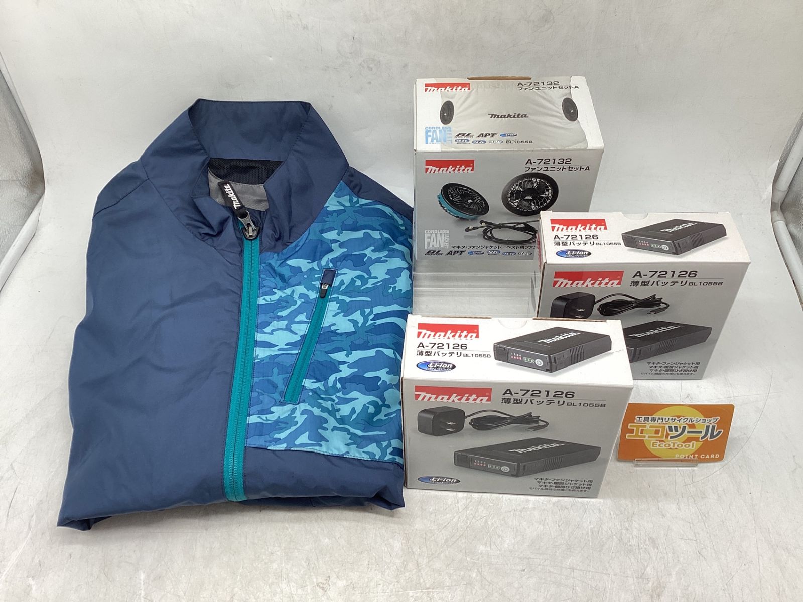 品 Makita|マキタ 空調服 ファン ジャケット4L バッテリー2点 IT2LCR97Y1LV エコツール豊田インター店 M02
