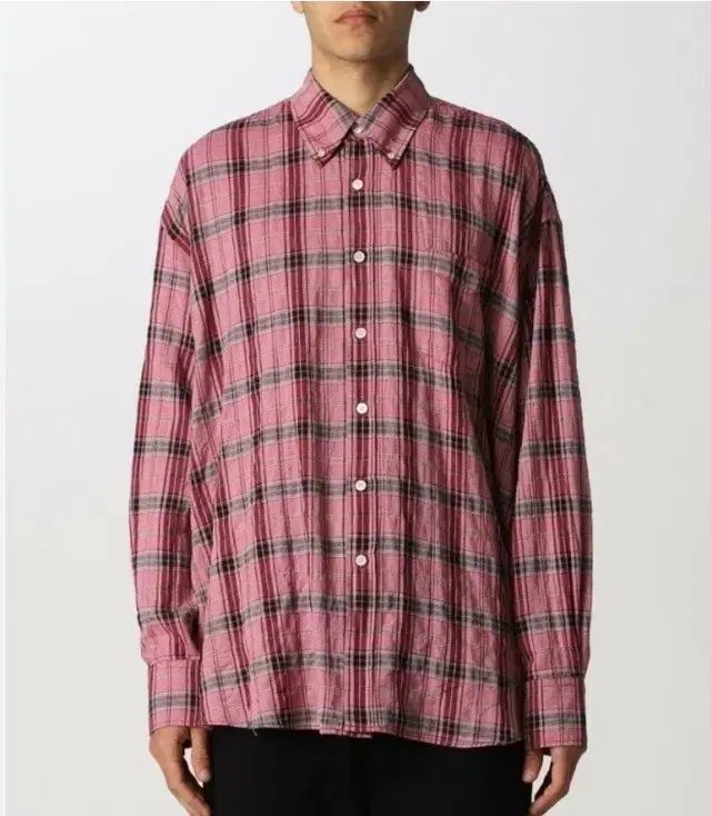 OUR LEGACY ボローメモリー ピンク シャツ 46