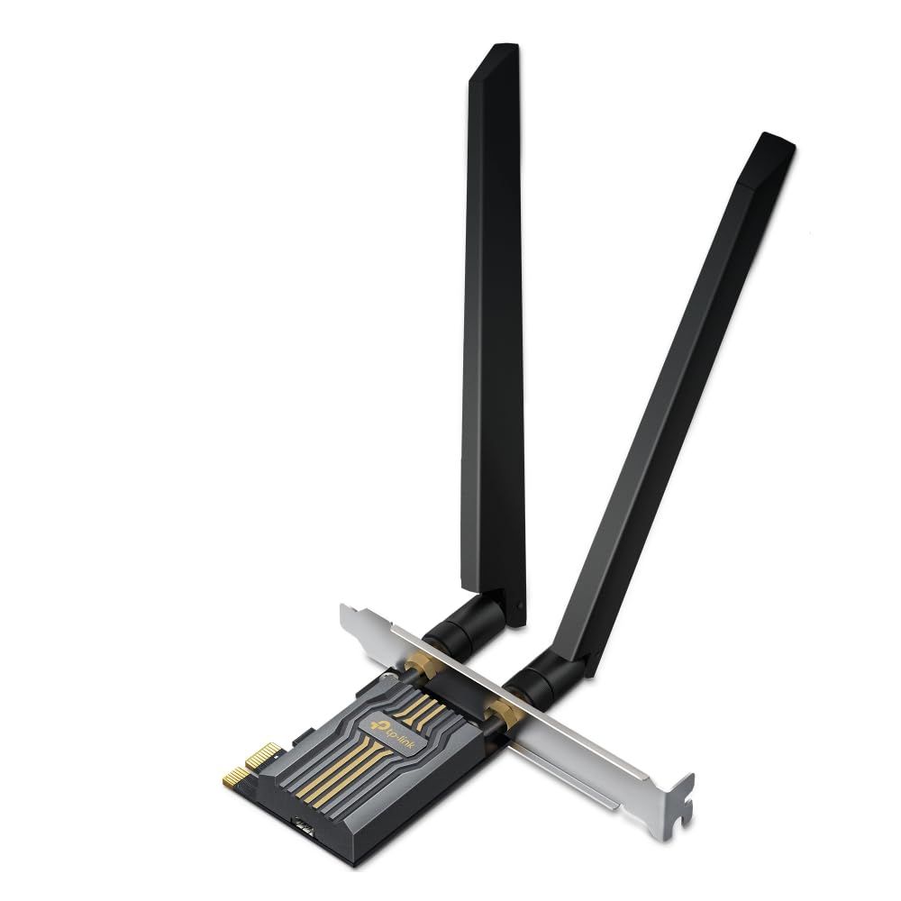 TP-Link WiFi 7 無線LAN Bluetooth 5.4 PCIeアダプター 2882Mbps 6GHz 2882Mbps 5GHz 688Mbps 2.4GHz Archer TBE400E|A