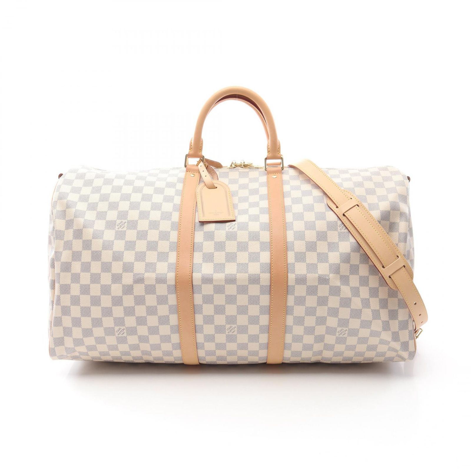 ルイ ヴィトン LOUIS VUITTON ボストンバッグ キーポルバンドリエール55 N41429 PVCコーティングキャンバス レザー キーポル バンドリエール55 ユニセックス Used A