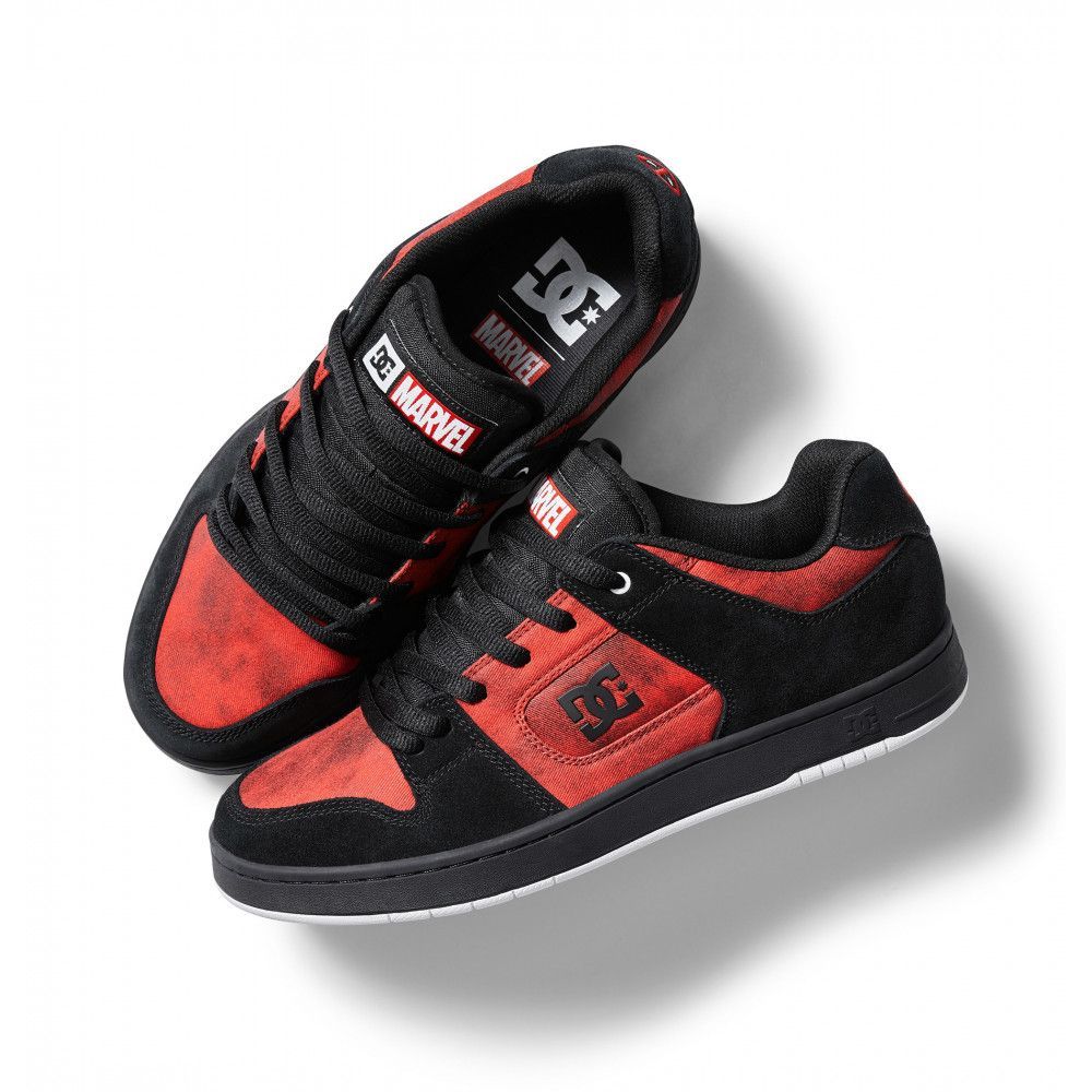 26.5cm MARVEL マーベル x DC SHOES ディーシーシューズ DEADPOOL MANTECA4  (BLR) フットウェア スニーカー 靴