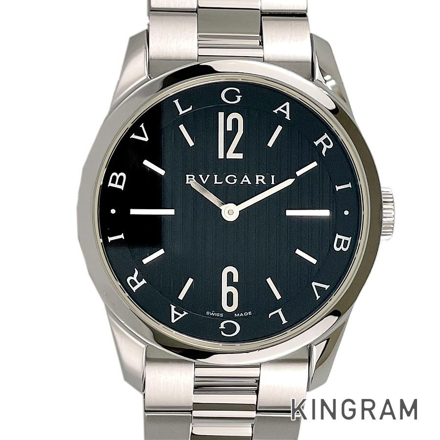 ブルガリ BVLGARI ソロテンポ ST37S 電池交換済 外装仕上げ済 クォーツ 