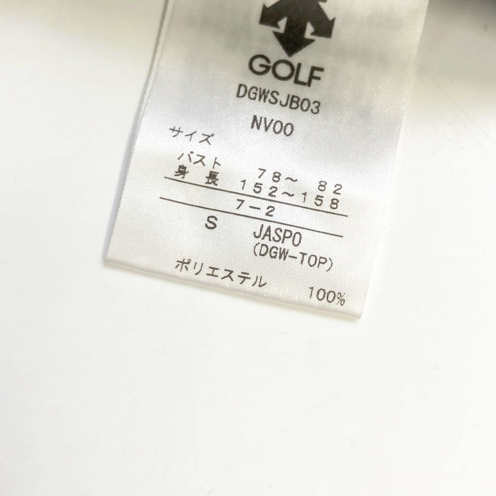 サイズ：S DESCENTE GOLF デサントゴルフ ハーフジップ 長袖T