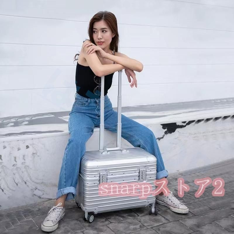 希少！オールアルミ合金 ハードキャリーケース 機内持ち込み対応 4輪