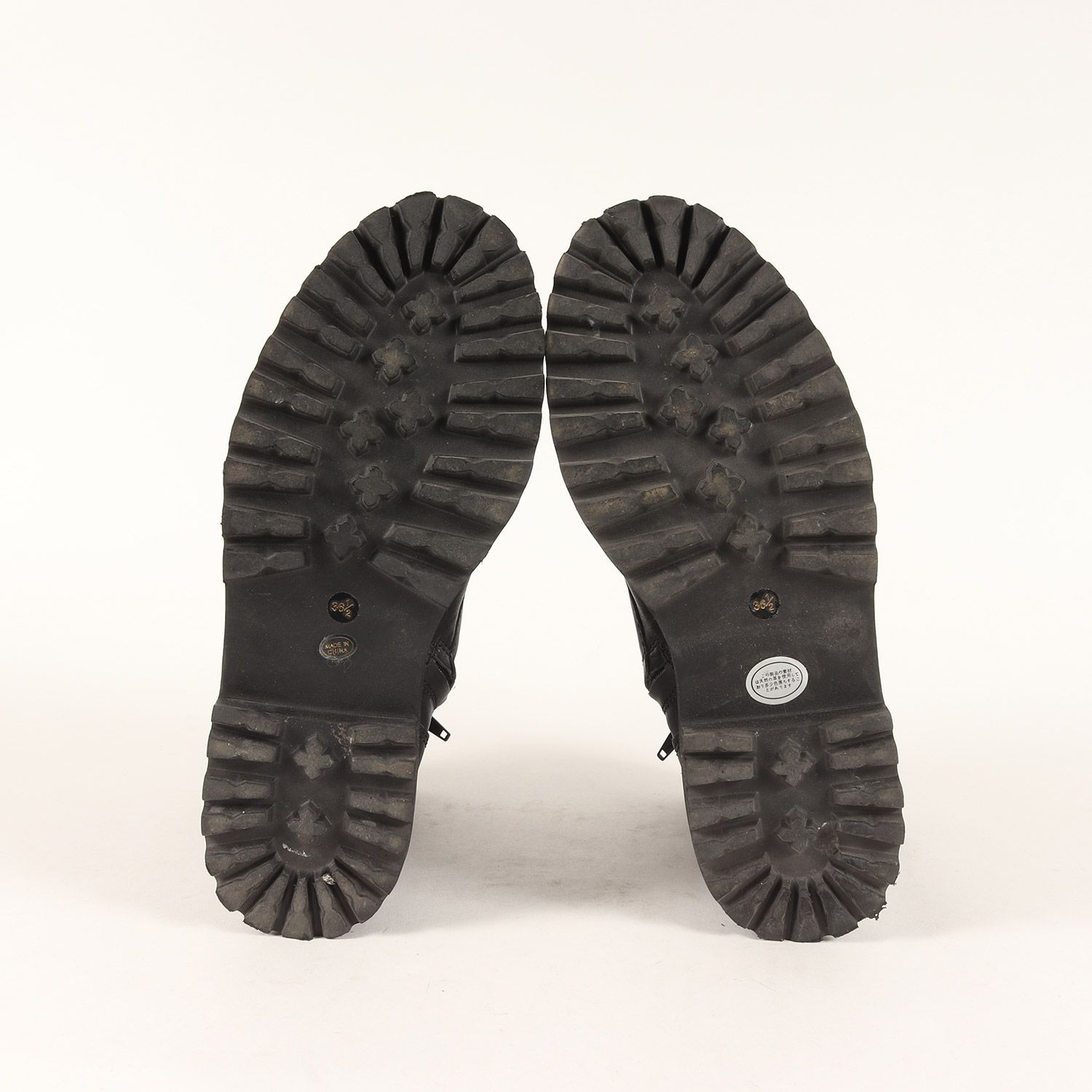  BEAUTY-YOUTH ビューティアンドユース サイズ 36 1 2 23.5 cm 22秋冬 レザー ミドル レースアップ ブーツ ラウンドトゥ ボリュームソール ブラック 黒 ブランド シューズ 靴 レディース その他 ブーツ