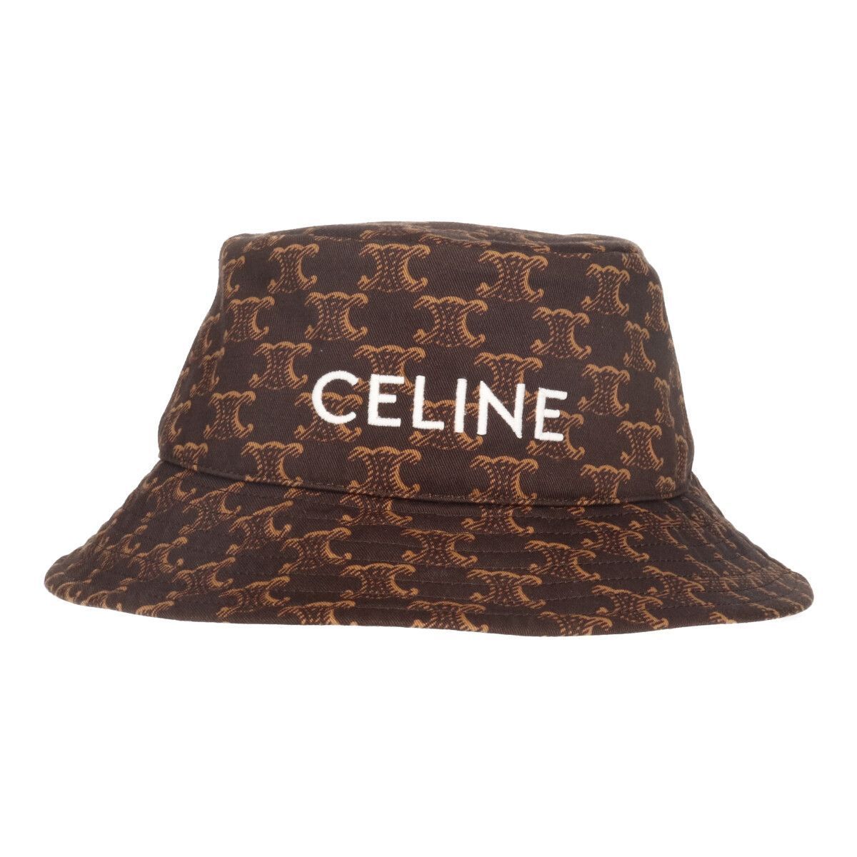 中古】 CELINE セリーヌ トリオンフ バケットハット S 2AU3B731O 