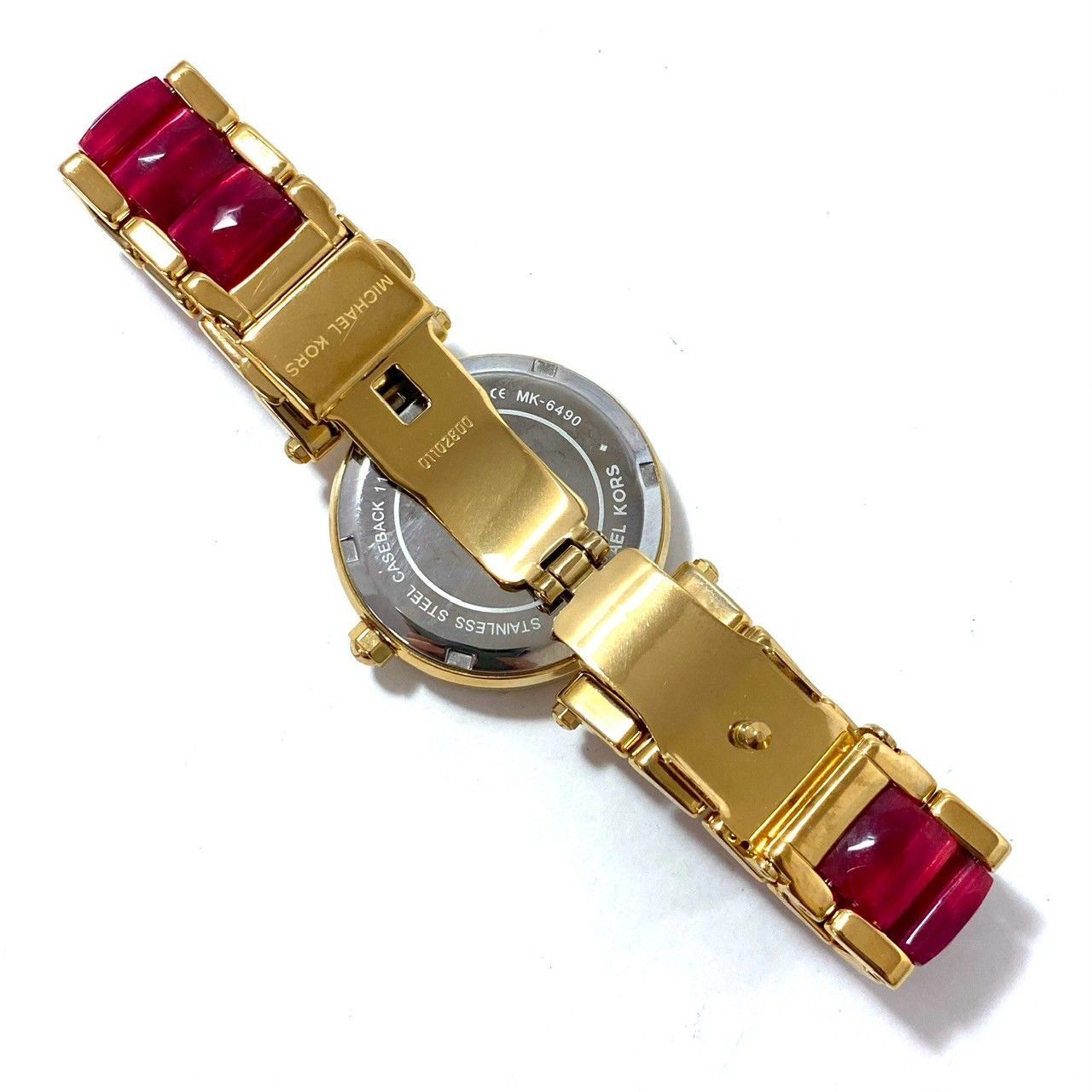 【新品】MICHAEL KORS MK6490 レディース 腕時計 Michael Kors Parker Pink Mother Of Pearl Dial Ladies Watch