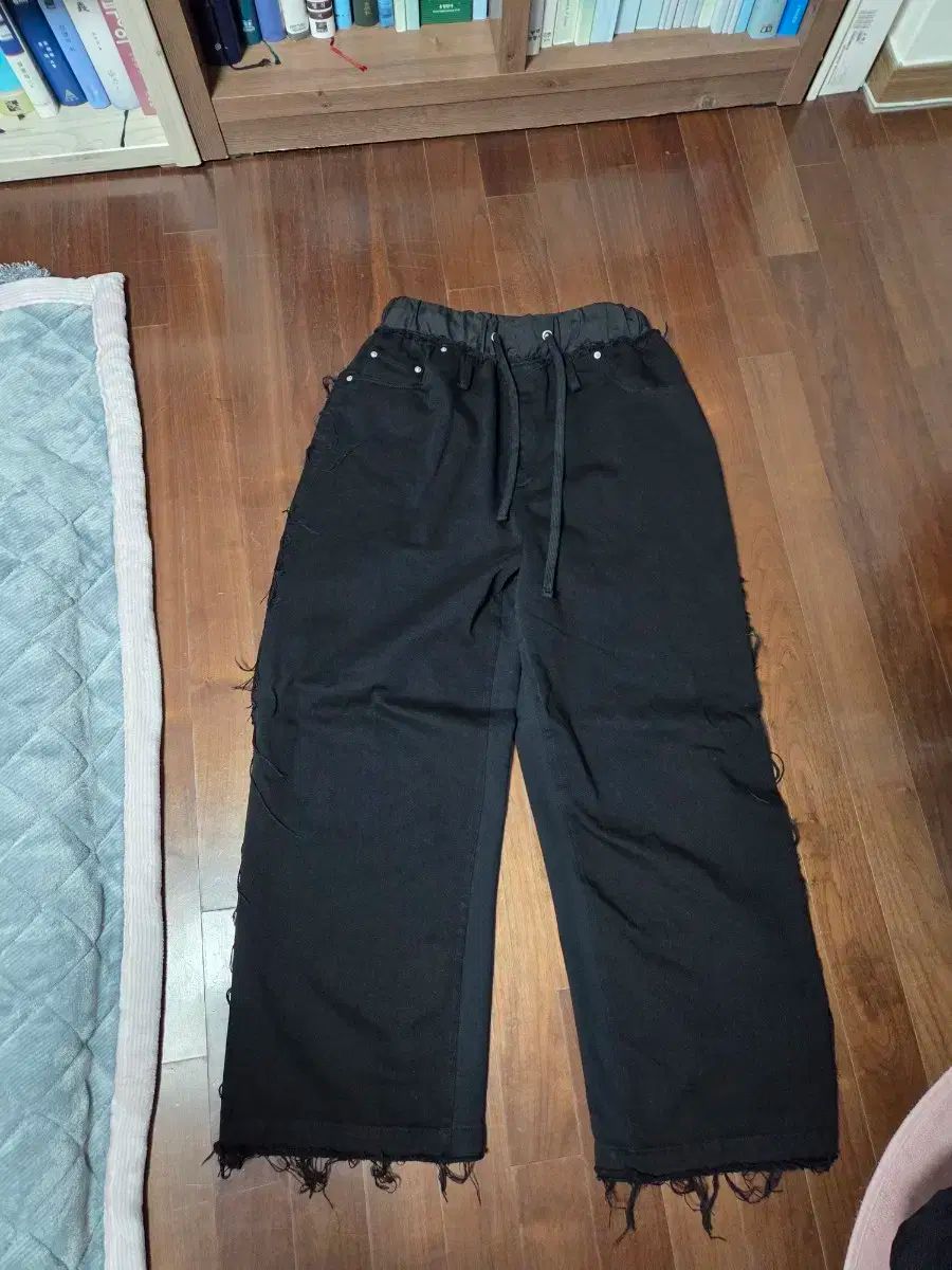 コード cord スプリット サイド リラックスド デュアル パンツ L サイズ