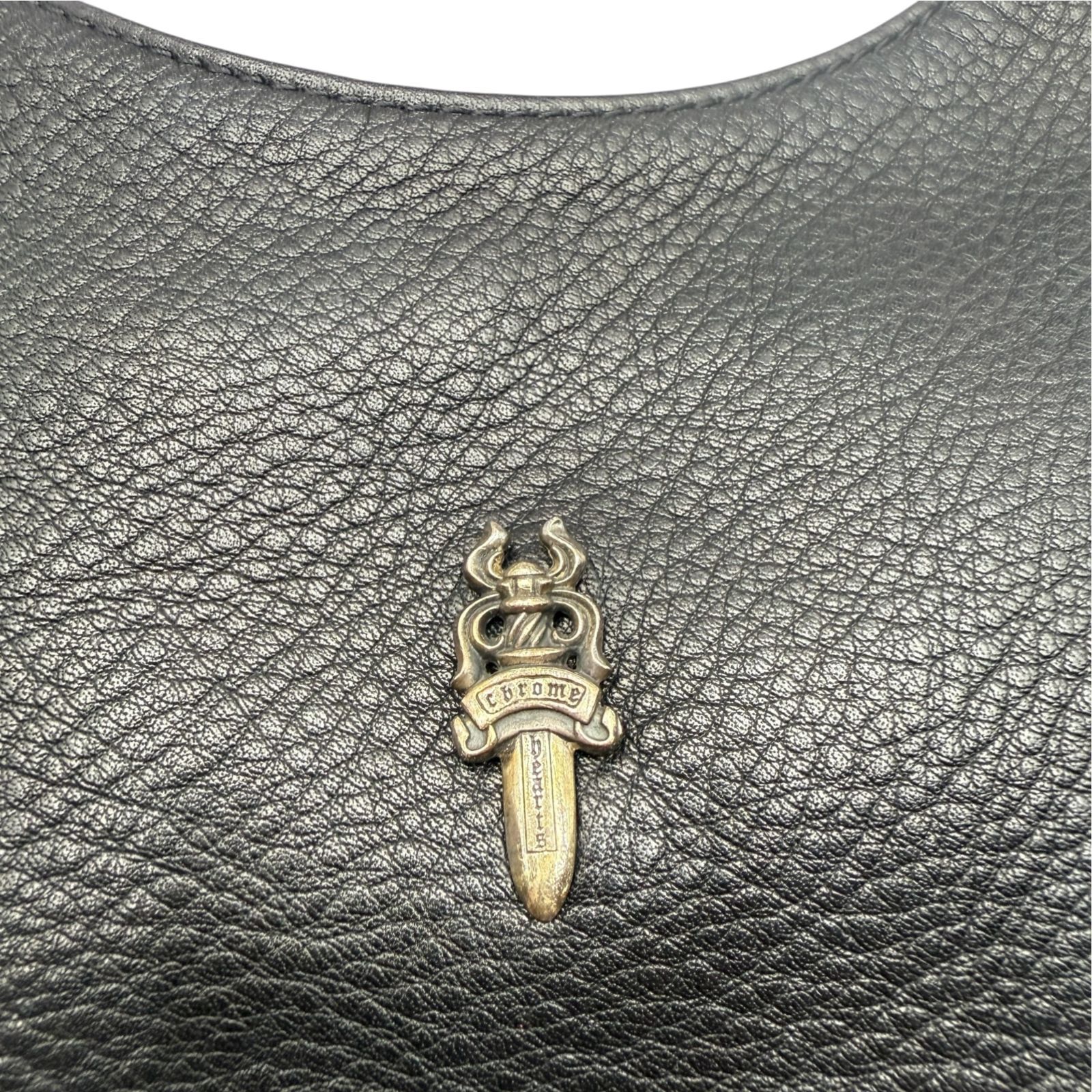 CHROME HEARTS】クロムハーツ VIV BAG ダガー レザーショルダーバッグ 