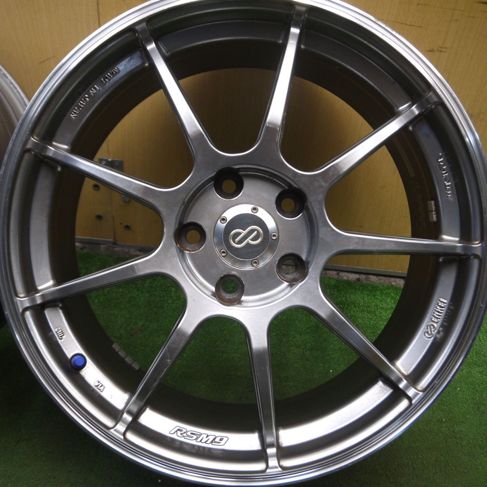 送料無料* 4本価格☆ENKEI RSM9 ホイール 18インチ エンケイ 18×7.5J 