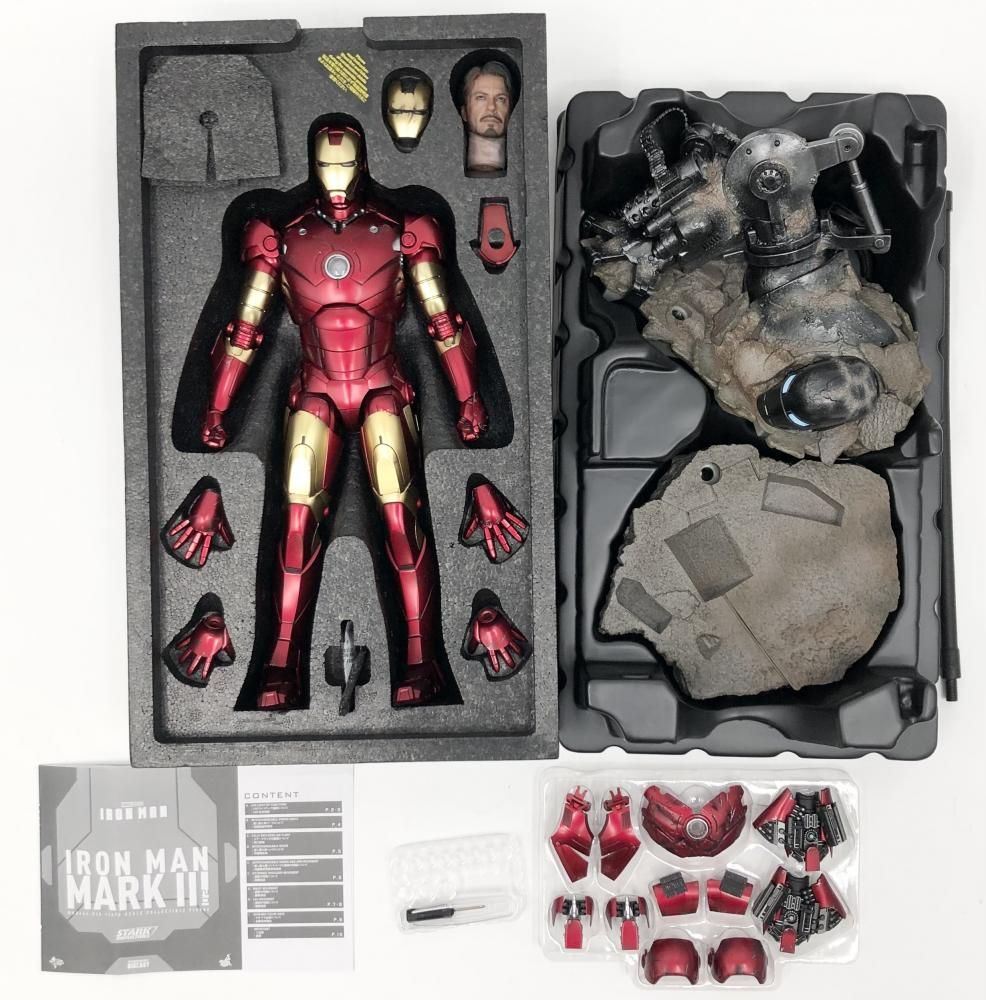 中古】開封 ホットトイズ アイアンマン ムービー・マスターピース DIECAST 1/6 アイアンマン・マーク3 2.0版[17] - メルカリ