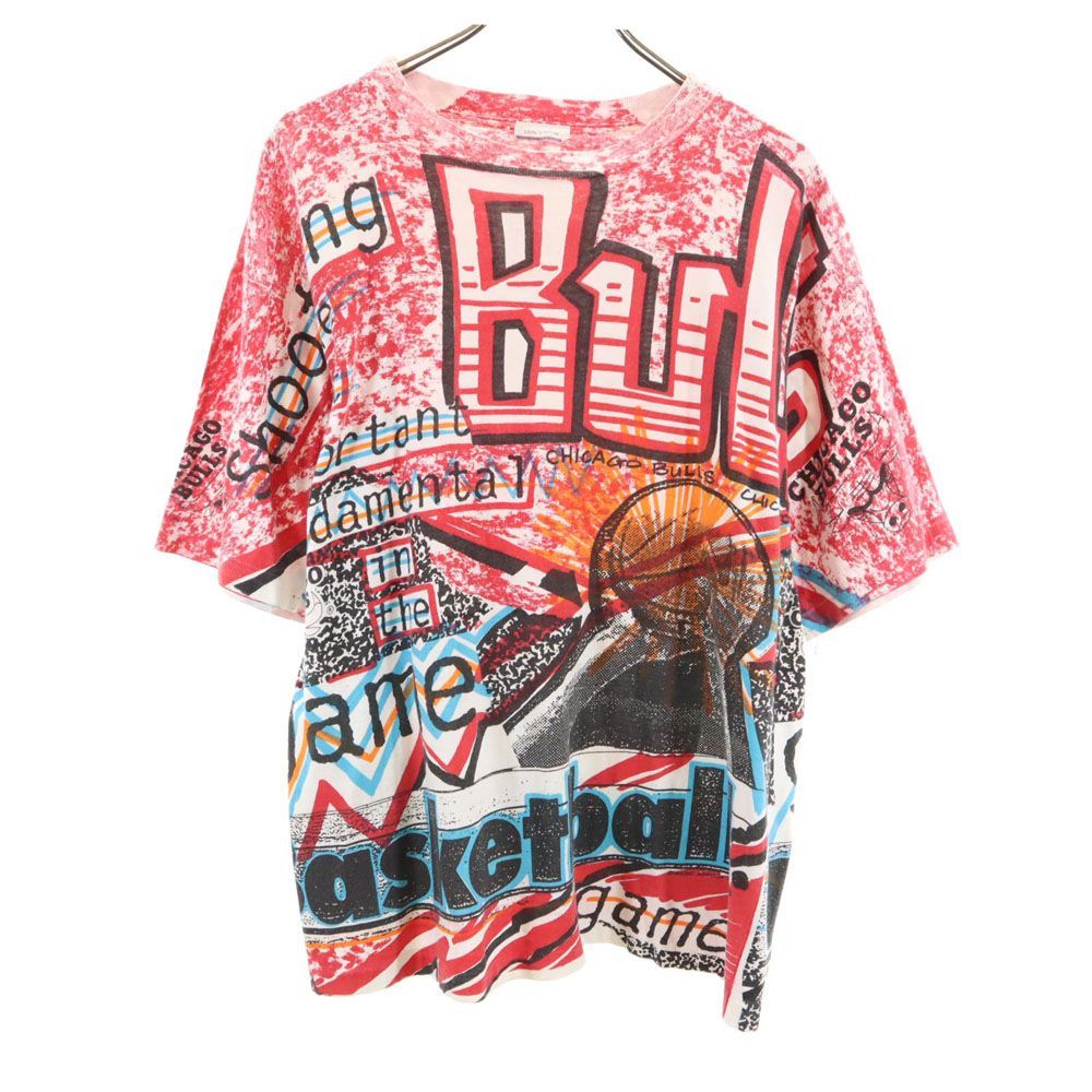 Tシャツ NBA bulls マジックジョンソン 総柄 APPS-BICENTENARIO T