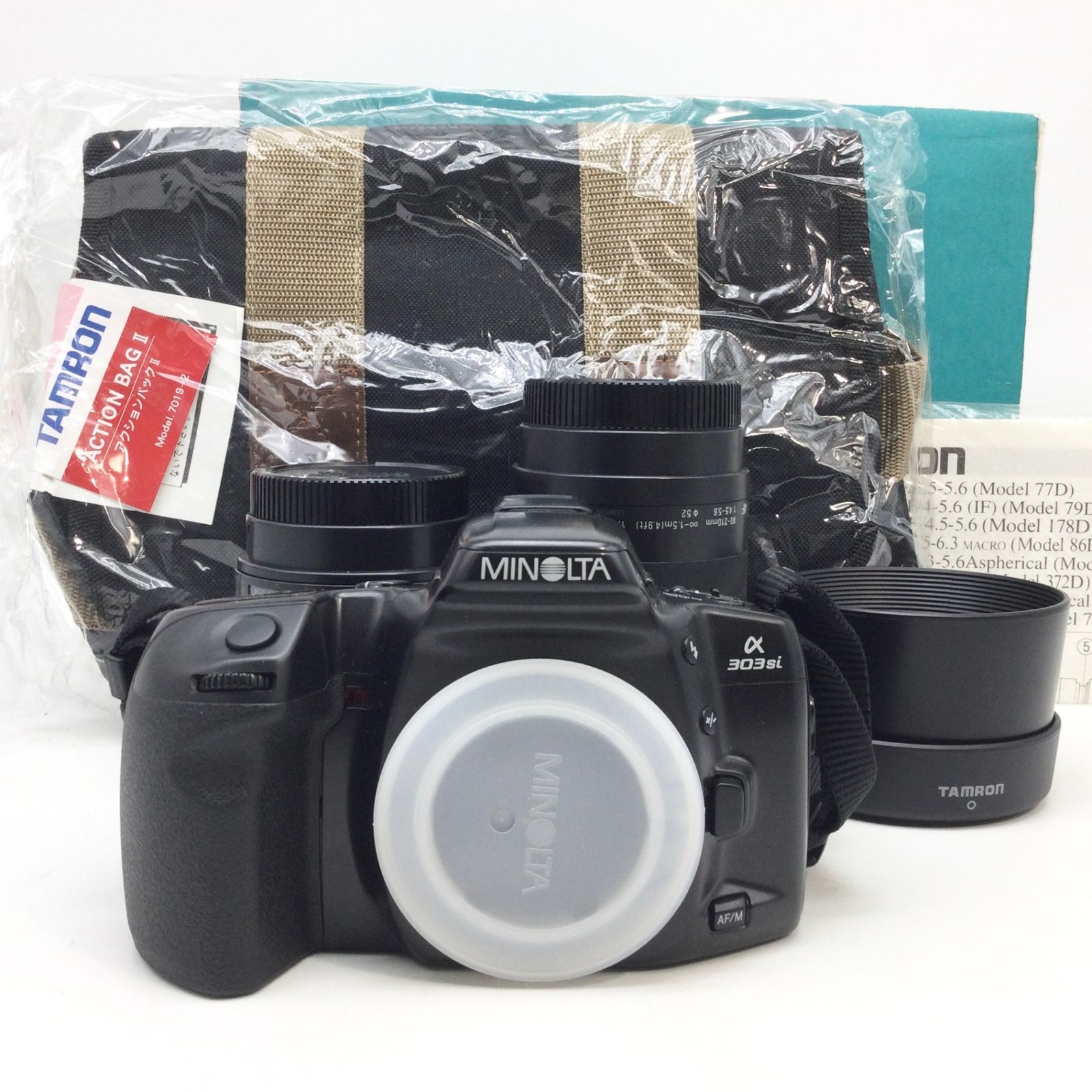 TAMRON303siセット 6525 [ニアミント】ミノルタ303siカメラ＋2レンズAFスタンダード