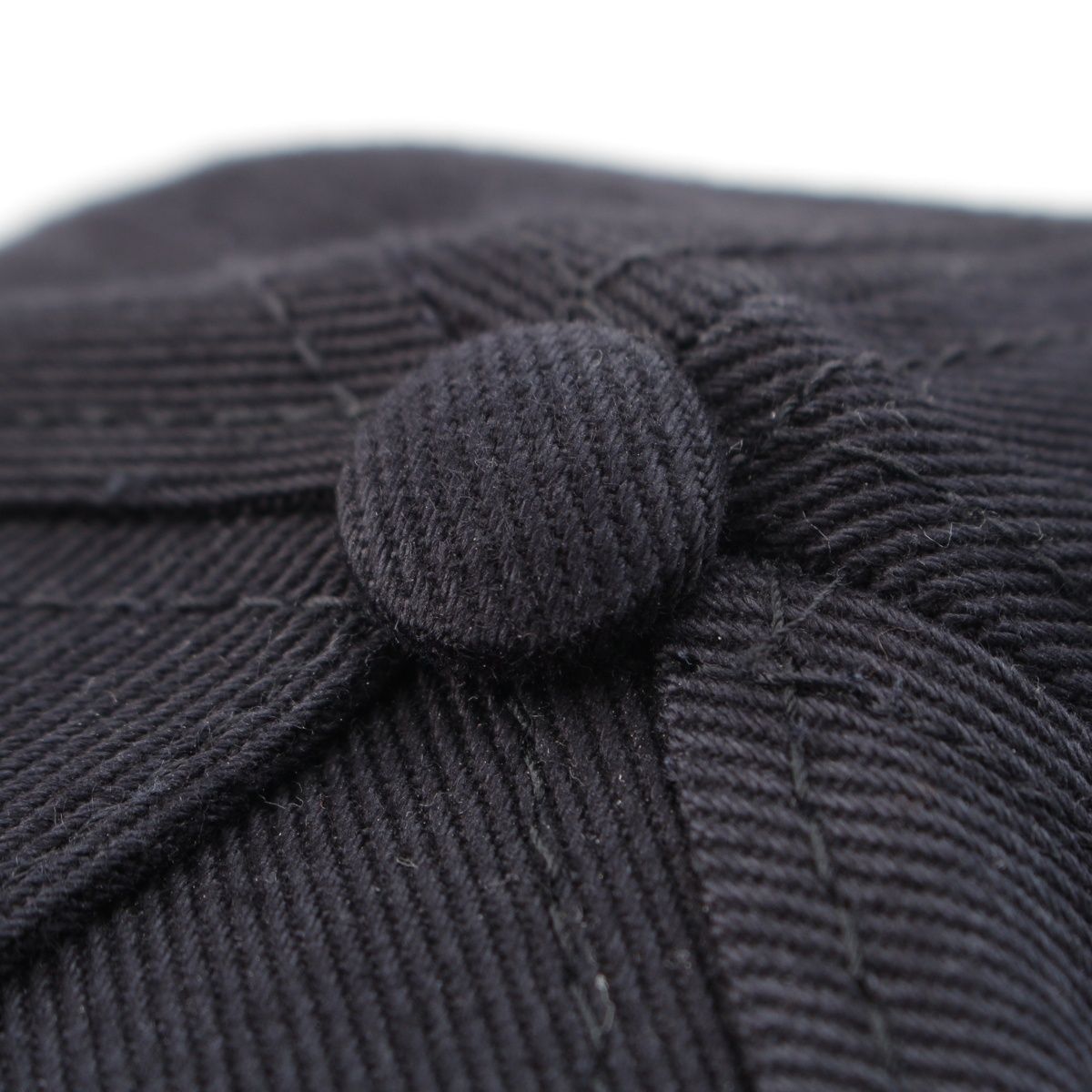 セリーヌ コットン ロゴ ベースボール キャップ 帽子 ブラック S【中古  