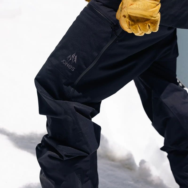 JONES ジョーンズ スノーボード ウエア ビブ パンツ ブラック Mサイズ