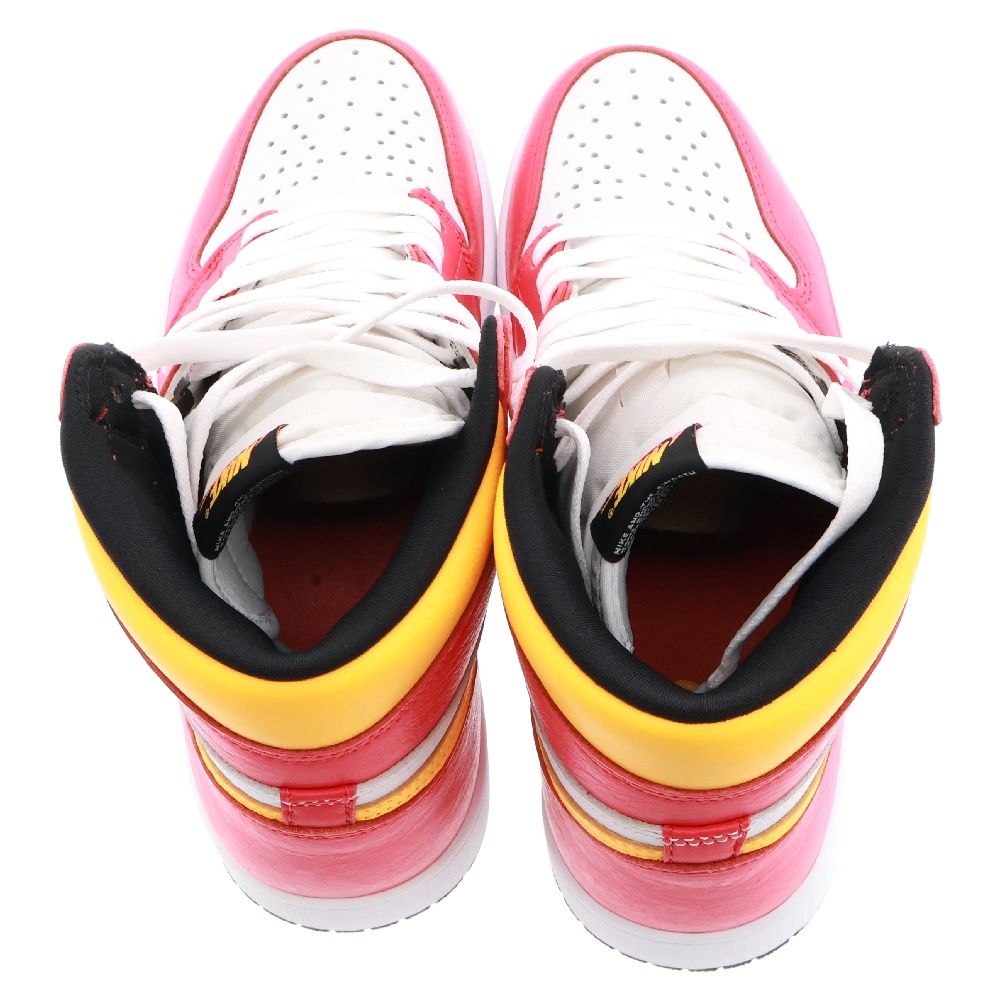 NIKE (ナイキ) AIR JORDAN 1 RETRO HIGH OG LIGHT FUSION RED エアジョーダン1 ライトフュージョン  レッド ハイカットスニーカー マルチ US9.5/27.5cm 555088-603 - メルカリ