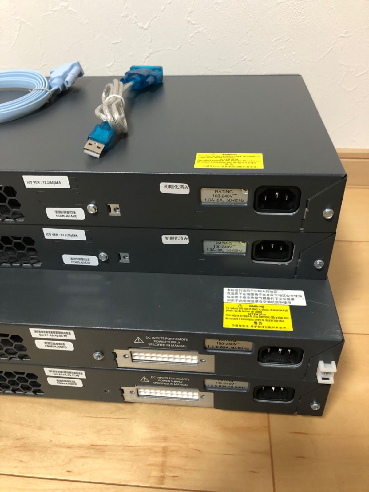 CCNA、CCNP】2台セットCisco892J、L2スイッチ2960